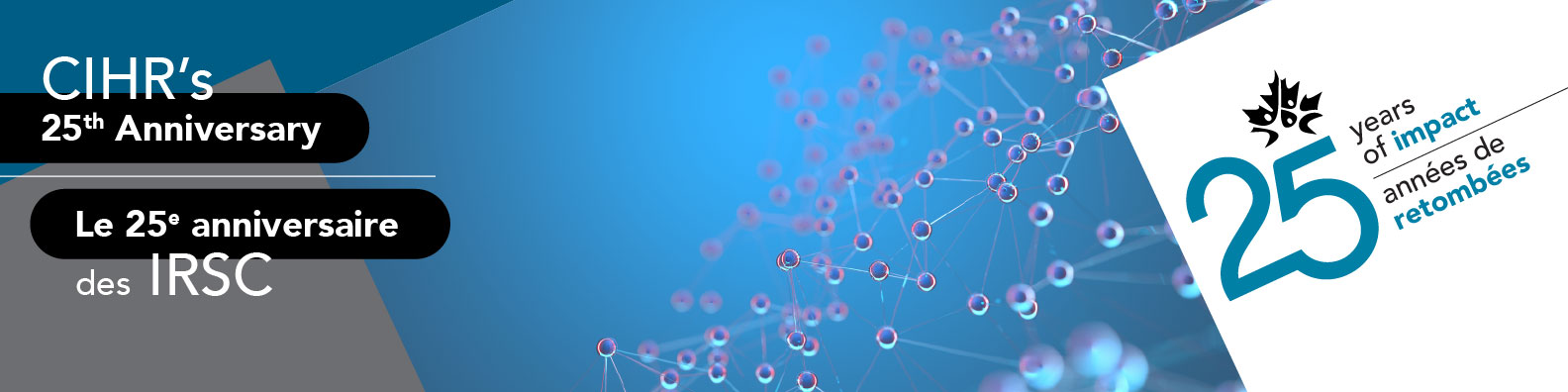 Le 25e anniversaire des IRSC : 25 années de retombées